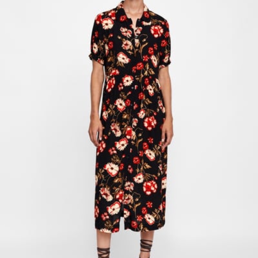 FLORAL PRINT DRESS